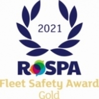 RoSPA Gold Fleet Safety Award 2021